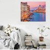 Вариант оформления в рамке Вид с моста Венеции Раскраска картина по номерам на холсте MG2409