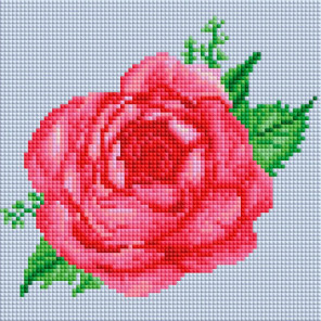  Бархатная роза Алмазная вышивка мозаика Белоснежка 478-ST-PS