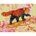 Красная панда Алмазная вышивка мозаика Белоснежка