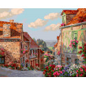  Франция. Округ Сен-Бриё Раскраска картина по номерам на холсте Белоснежка 452-ART