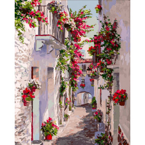  Испания. Кадакес Раскраска картина по номерам на холсте Белоснежка 455-ART