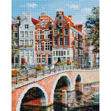  Императорский канал в Амстердаме Алмазная вышивка мозаика Белоснежка 989-AT-S
