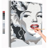  Мэрилин Монро / Знаменитости / Девушки Раскраска картина по номерам на холсте AAAA-RS347
