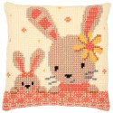  Сладкие кролики Набор для вышивания подушки Vervaco PN-0187190