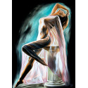 Танцовщица Раскраска картина по номерам на подрамнике
