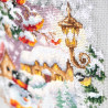 Веселая зима Набор для вышивания Чудесная игла 110-951