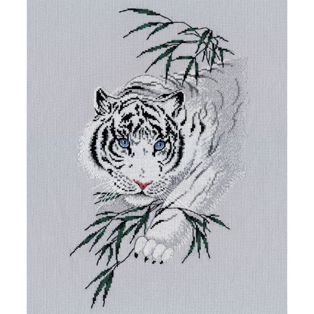  Белый тигр Набор для вышивания Овен 1438