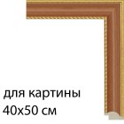 Для картины 40х50 см Светлая вишня с декоративной полоской Рамка для картины на картоне N172