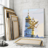  Золотые купола Москва / Архитектура, города 100х150 см Раскраска картина по номерам на холсте AAAA-RS350-100x150