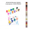 Дополнительные краски для раскраски 40х40 см AAAA-RS243