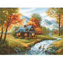  Осенний пейзаж Алмазная вышивка мозаика Риолис АМ0067