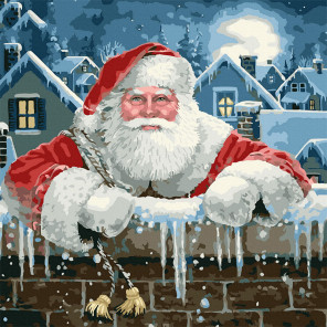  Рождество Раскраска картина по номерам на холсте Molly KH1107