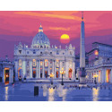  Собор Святого Петра в Ватикане Раскраска картина по номерам на цветном холсте Molly KHN0005