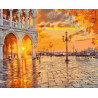  Венеция. Площадь Сан-Марко Раскраска картина по номерам на цветном холсте Molly KHN0018