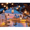  Ночная Венеция Раскраска картина по номерам на цветном холсте Molly KHN0020