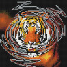  Могучий тигр Алмазная вышивка мозаика на подрамнике Molly KM1022