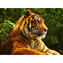 Золотой тигр Алмазная вышивка мозаика Алмазная живопись АЖ-4133