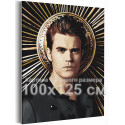  Стефан Дневники вампира 100х125 см Раскраска картина по номерам на холсте с металлической краской AAAA-RS417-100x125