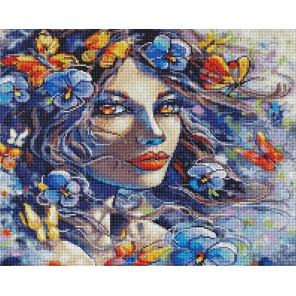  Девушка весна Алмазная вышивка мозаика Арт Фея UA419