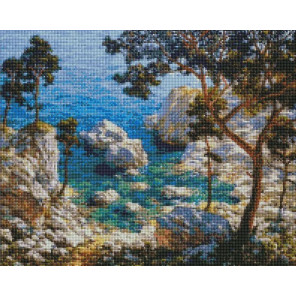  Скалистый берег у моря Алмазная вышивка мозаика Арт Фея UA459