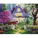 Красивый лесной домик Алмазная вышивка мозаика Арт Фея