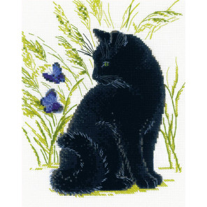  Черный кот Набор для вышивания Риолис 2001