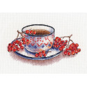 Рябиновый чай Набор для вышивания Овен