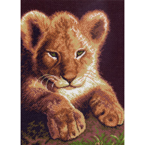  Львенок Ткань с рисунком для вышивания Матренин Посад 352
