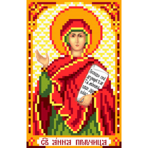  Святая Анна Пророчица Ткань с рисунком для вышивки бисером Матренин Посад 3018