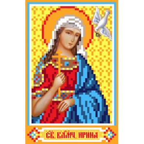  Святая Ирина Ткань с рисунком для вышивки бисером Матренин Посад 3056