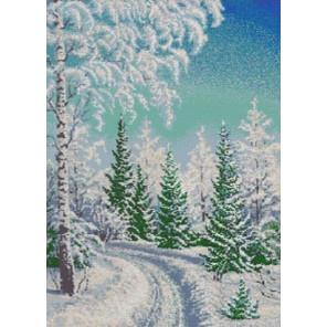  Зачарованный лес Ткань с рисунком для вышивки бисером Конек 9983