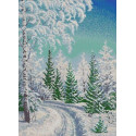  Зачарованный лес Ткань с рисунком для вышивки бисером Конек 9983