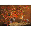 Осенний натюрморт Ткань с рисунком для вышивки бисером Матренин Посад