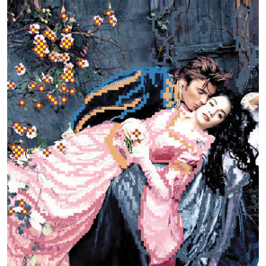  Ромео и Джульета Ткань с рисунком для вышивки бисером Матренин Посад 4216