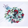  Рождественский шар Ткань с рисунком для вышивки бисером Матренин Посад 4243