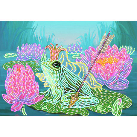 Царевна-лягушка Ткань с рисунком для вышивки бисером Матренин Посад 4172