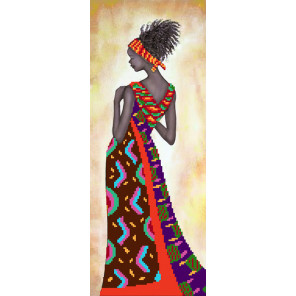  Кения Ткань с рисунком для вышивки бисером Матренин Посад 4190