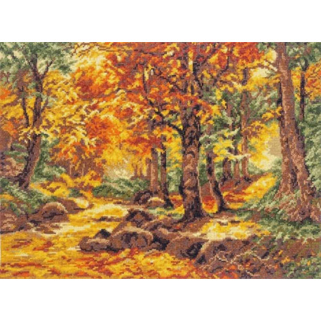  Осенний пейзаж Набор для вышивания Палитра 08.030