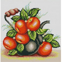 Яблочный чайник Ткань с рисунком для вышивки бисером Конек