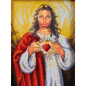  Иисус Христос Набор для вышивания бисером Кроше В-193