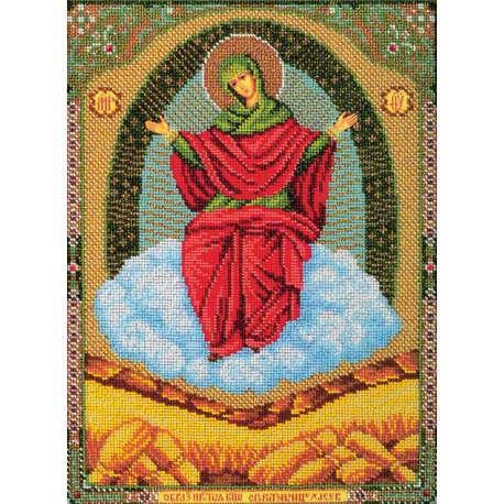  Богородица Спорительница Хлебов Набор для вышивания бисером Кроше В-476