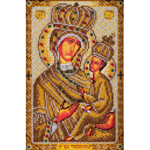  Тихвинская Богородица Набор для вышивки бисером Кроше В-200