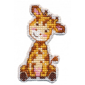  Значок-жираф Набор для вышивания Овен 1320