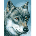  Серый Волк Раскраска картина по номерам на холсте Белоснежка 523-AS