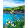  Лазурный берег моря Раскраска картина по номерам на холсте Paintboy GX36917