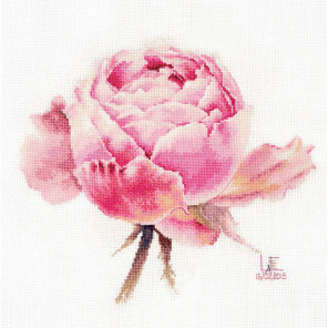  Акварельные розы. Розовая изысканная Набор для вышивания Алиса 2-53