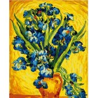 Ирисы Ван Гога Раскраска по номерам акриловыми красками на холсте Menglei