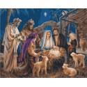 Рождество Раскраска (картина) по номерам на холсте Menglei