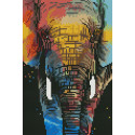 Радужный слон Алмазная вышивка мозаика АртФея