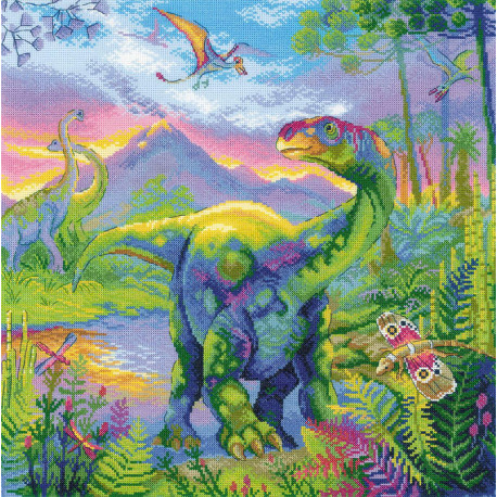  Эра динозавров Набор для вышивания Риолис 2023